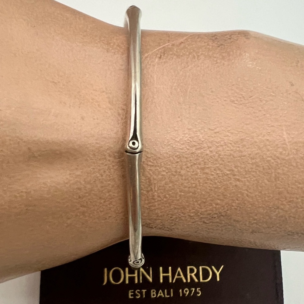 🔴Authentic JOHN HARDY BAMBOO Sterling Silver Bangle / Bracelet 🔴